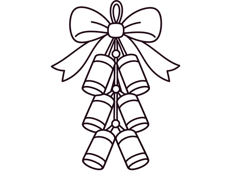 Lucky red envelope coloring page with clear uncolored outlines